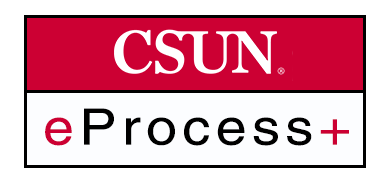 CSUN eProcess+ Logo