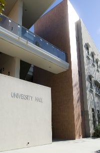 Shot of University Hall