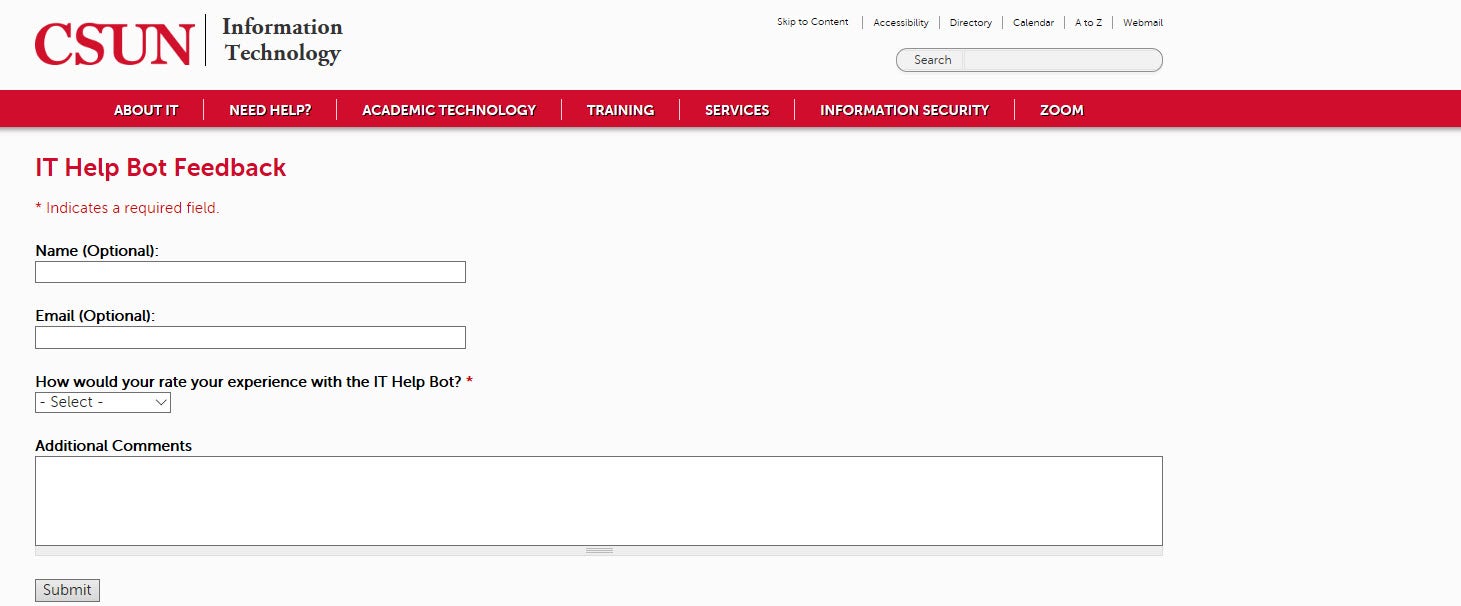 Web-One Webform Example 2