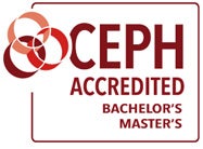 Logo for CEPH Bachelors and Masters shows three joined rings