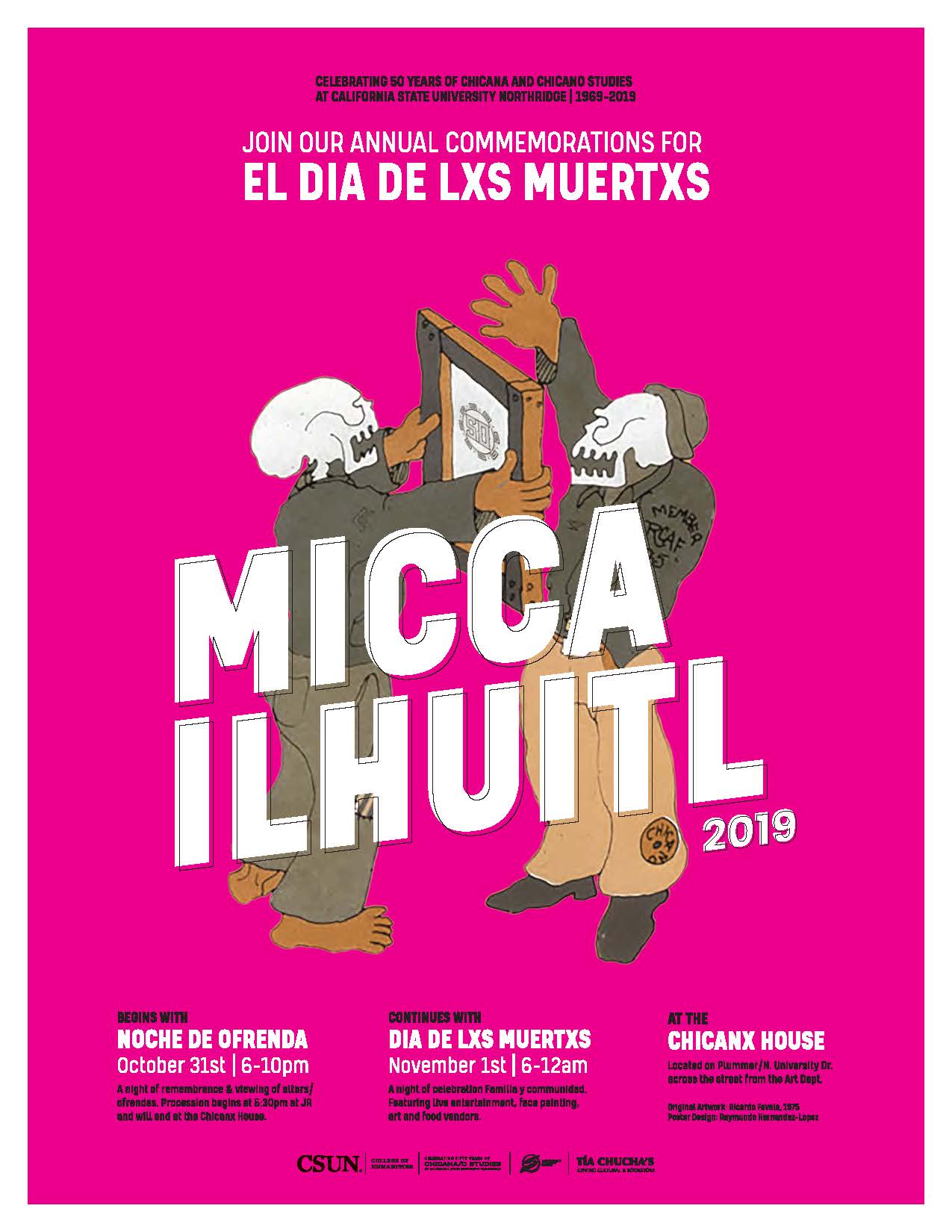 2019 Dia De Los Muertos Flyer