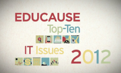 EDUCAUSE 2012 Top Ten Issues. 