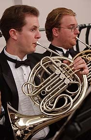 French horn player