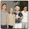Photo of Encino Women's Club scholarship recipients with a member of the club.