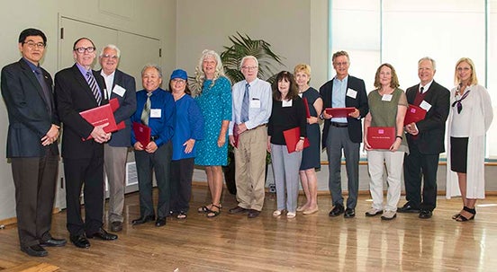 2017 csun honored faculty reception, some of the emeritus faculty