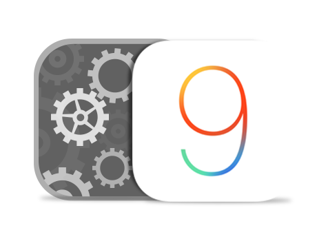 iOS 9 logo. 