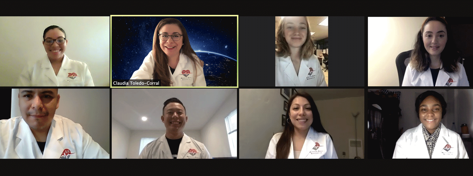 Mesa Lab team on a zoom chat