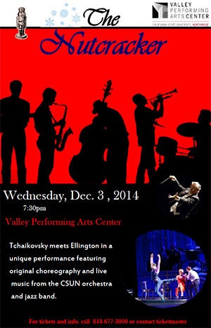 Event Poster: The Nutcracker at Valley Performing Arts Center.