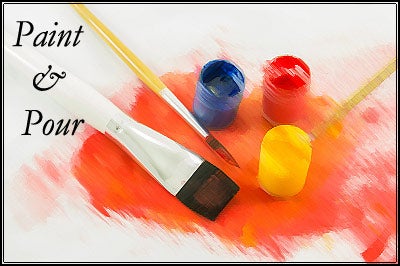 Photo of brushes and paint.
