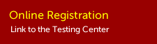 wording: online registration link to the testing center