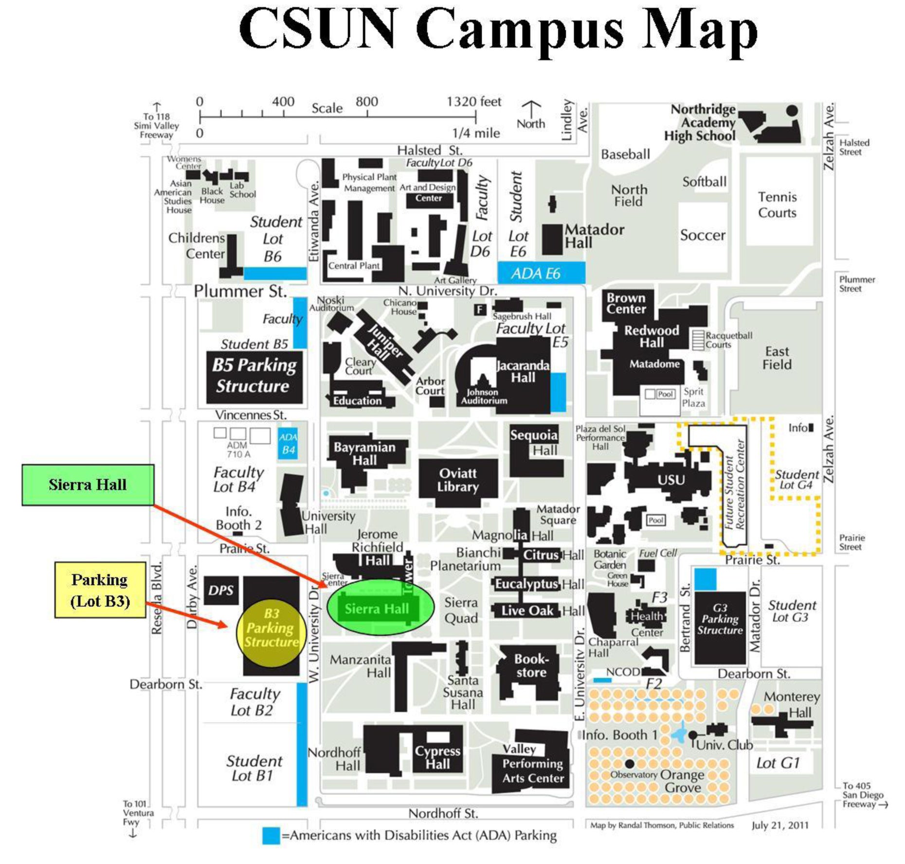 California State University Campus Map