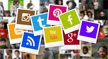Various social media platforms