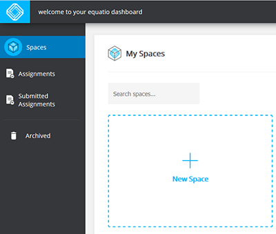 Mathspace My Spaces View