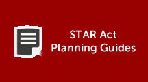 STAR Act Planning Guides title. Stylized planning list.