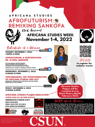 53rd Annual Africana Studies Week Flyer