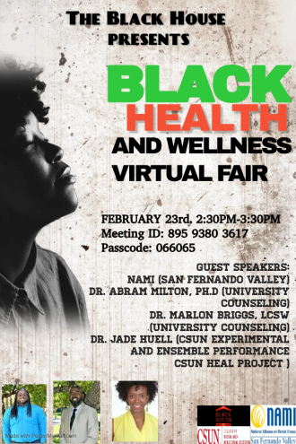 Black History Month 2022 Black Health and Wellness Event Flyer