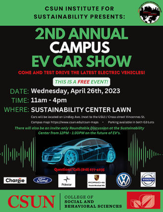 2nd Annual Electric Vehicle Car Show at CSUN