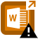 Link to Word document icon
