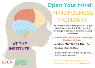 Mindfulness Monday Flyer