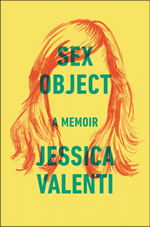 Against a pale yellow ground, the monochrome red drawing of a woman's head with flowing hair but no facial features is partly obscured by turquoise letters spelling out the book's title and author.