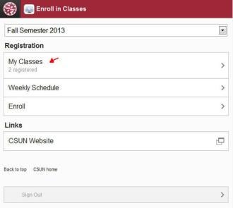 CSUN App screenshot