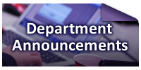 Department Announcements