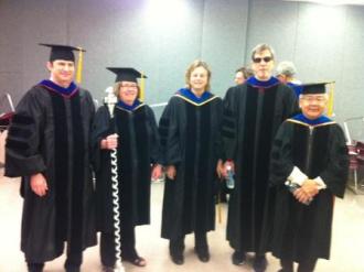 Commencement- econ faculty