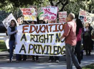 CSUN Activism: Education a Right, Not a Privilege