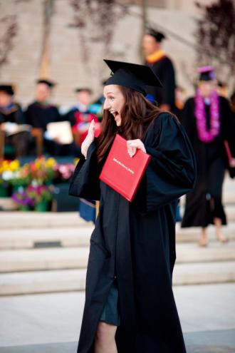 Photo of Excited Graduate