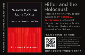 Hitler and the Holocaust: A Richard Smith Lecture