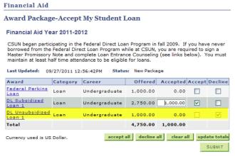 Accept Student Loan