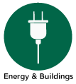 energy &amp; building icon