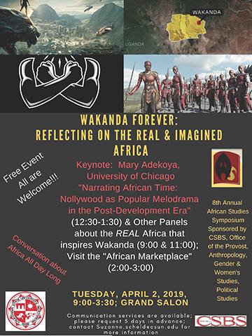 8th Annual African Studies Symposium Event Flyer