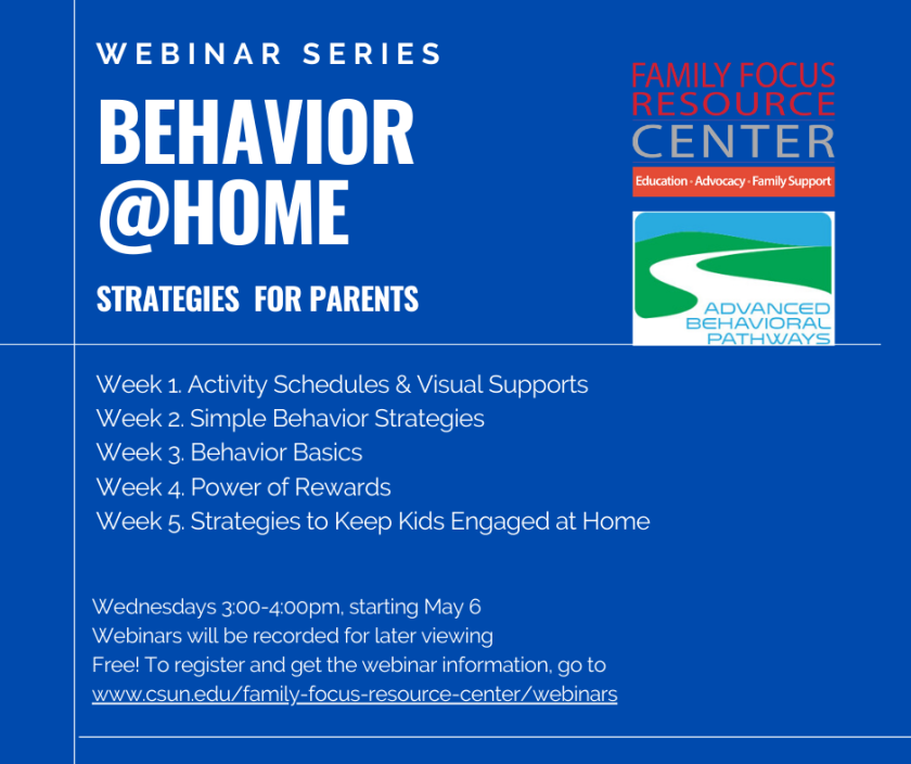 behavior at home webinar series