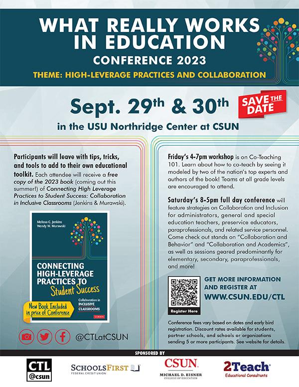 What Really Works conference flyer