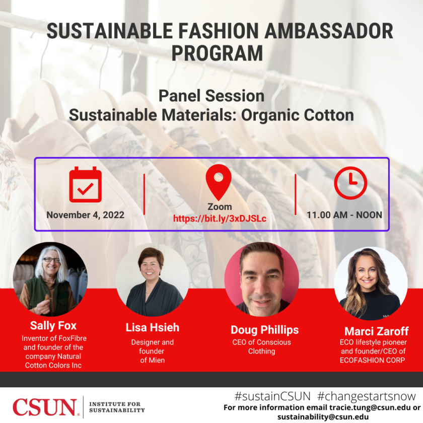 Sustainable Fashion Program Guest Speakers
