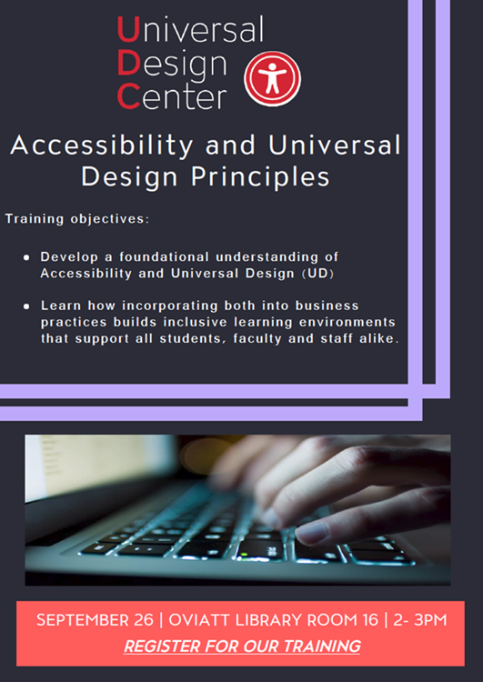 Accessibility and Universal Design Flyer