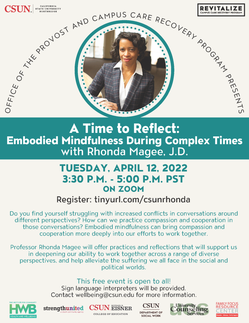 a time to reflect flyer