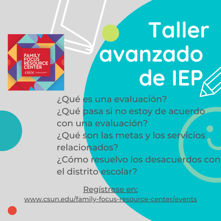 IEP Avanzado flyer