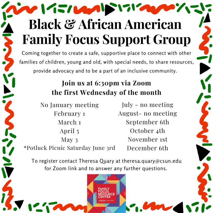 Black African American Support group 2023