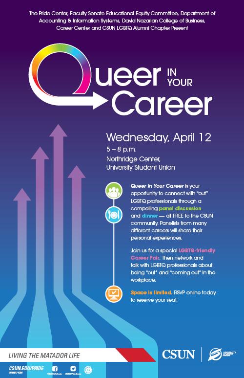 Queer in your Career | April 12, 2017 | Northridge Center, USU