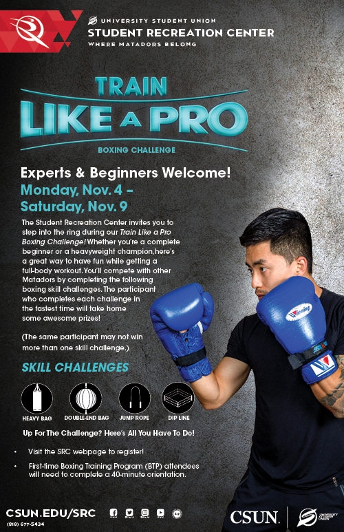 Train Like a Pro Boxing Challenge poster