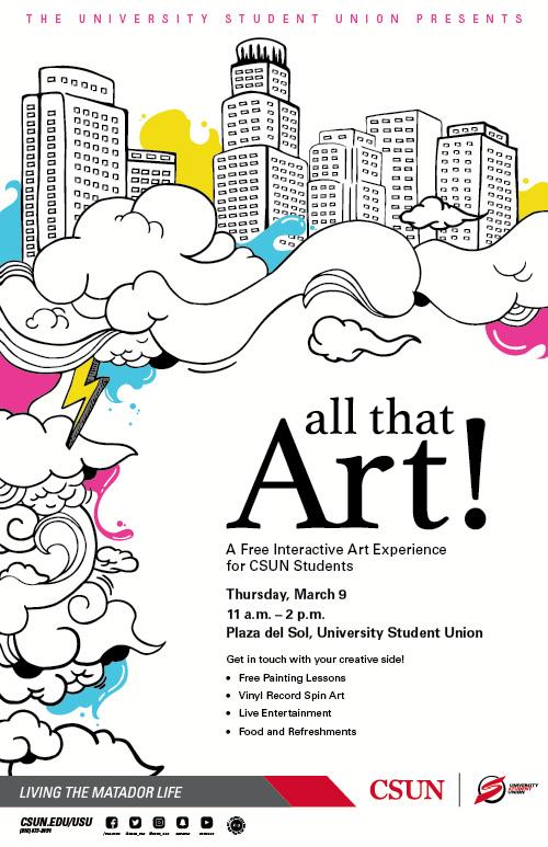 All that Arts, Thursday, March 9 @ Plaza Del Sol