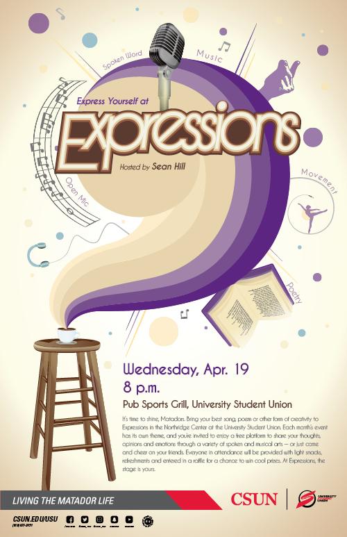 Expression @ the USU | Wed. Apr. 19 at 8 p.m.