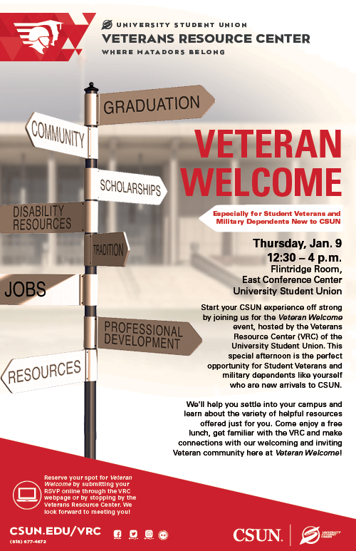 Veteran Welcome poster