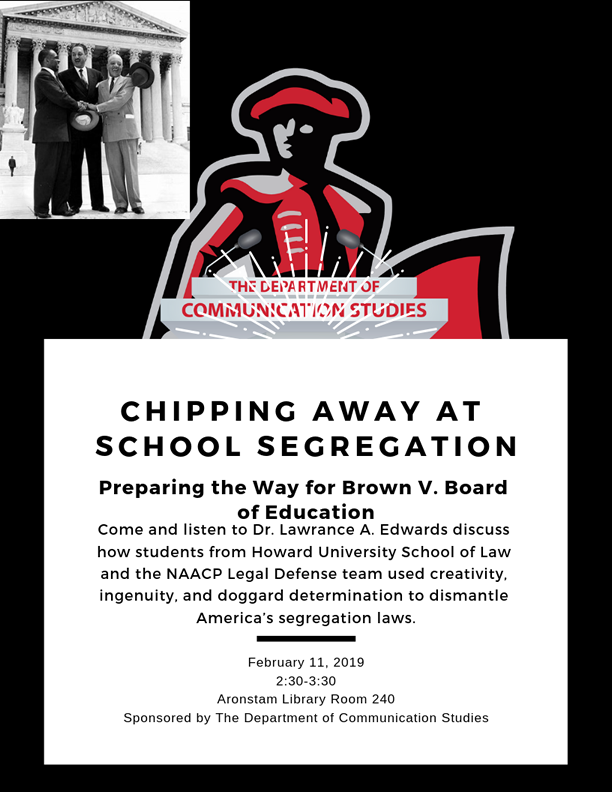 Flyer for Chipping Away at School Segregation event