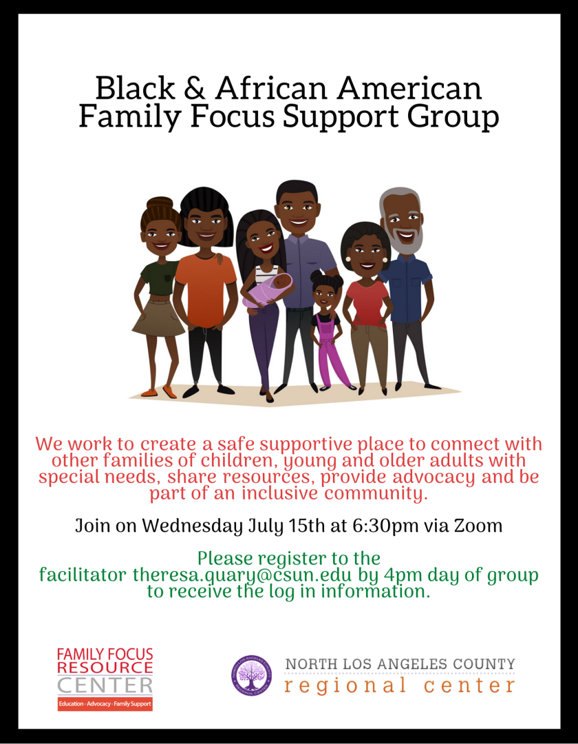 Black &amp; African American Family Focus Support Group
