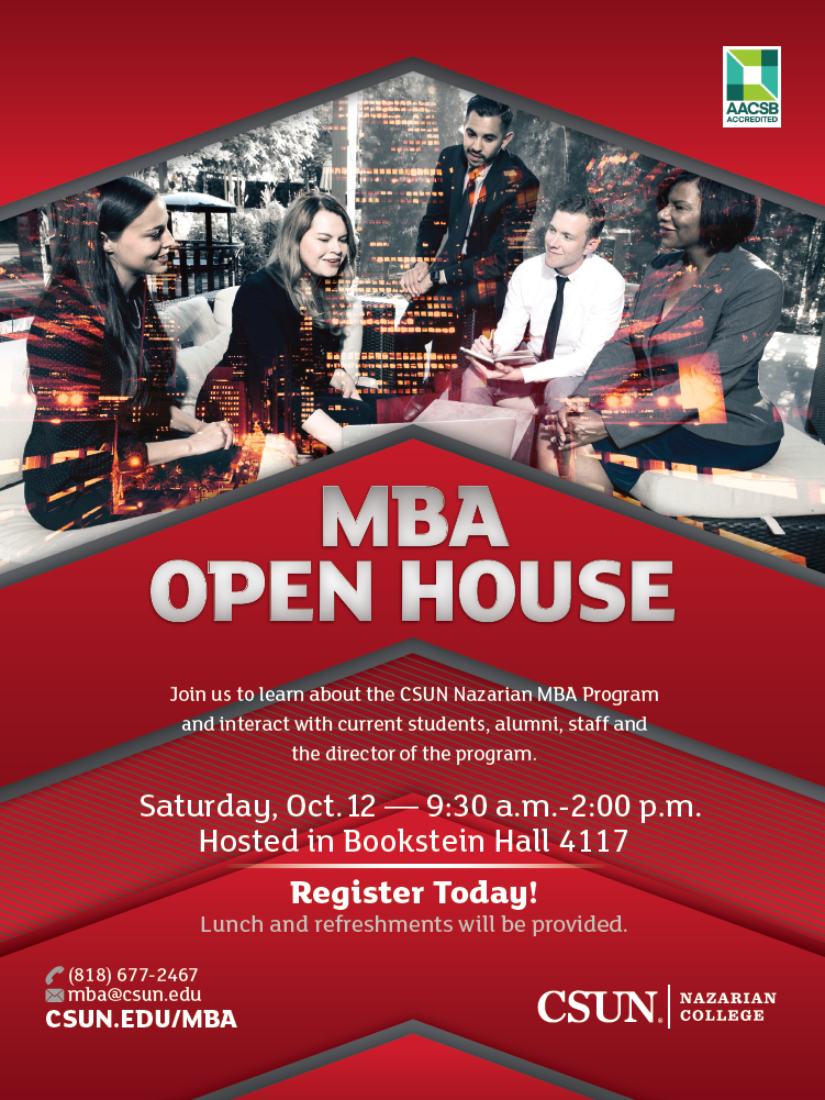 MBA Open House Flyer