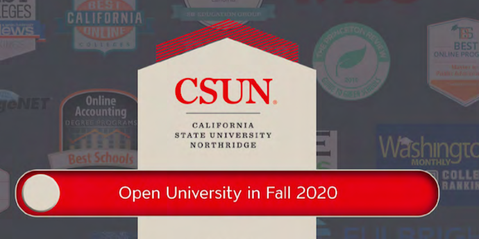 California State University Northridge Open University in Fall 2020