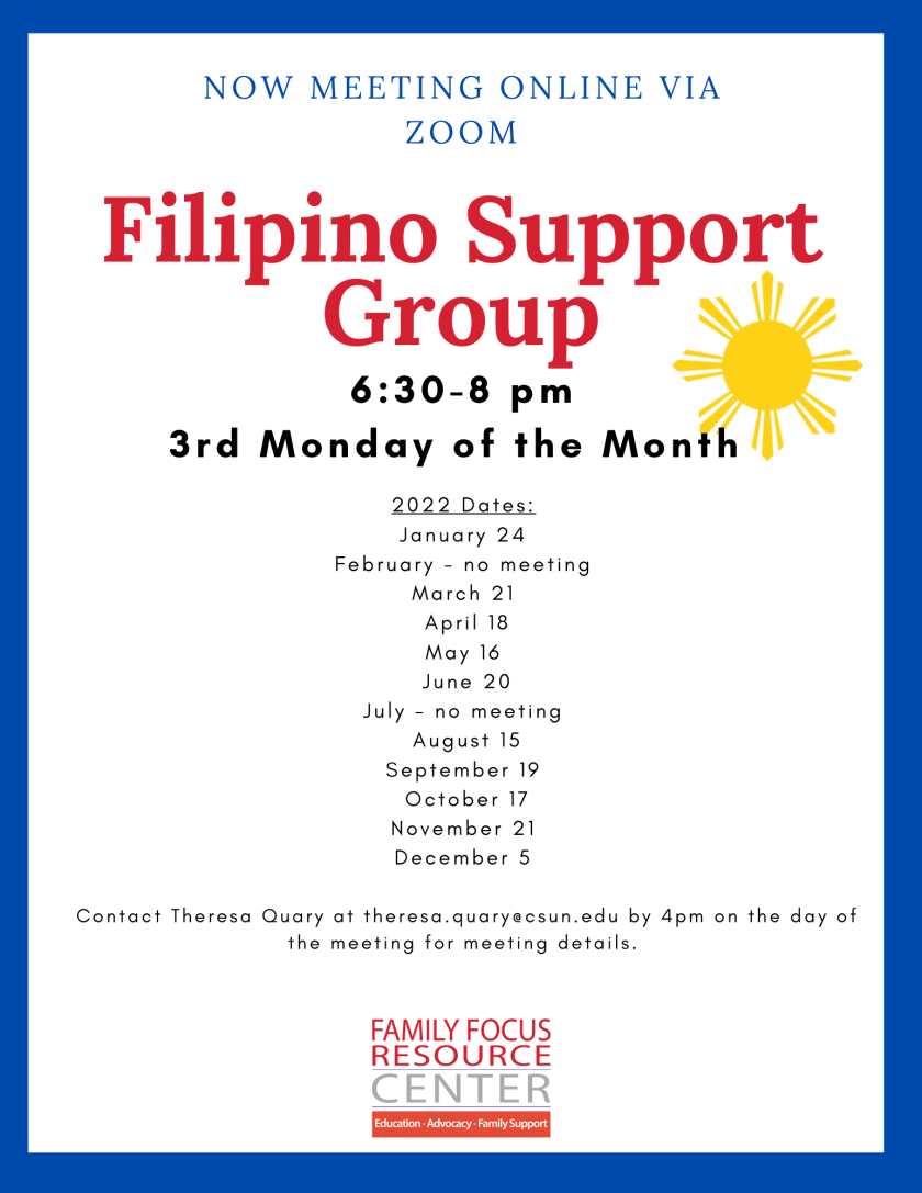 Filipino Support Group 2022